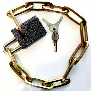 Antivol de chaîne de vélo modèle lame 120 cm, durable, antivol, design moderne et simple pour VTT - Product Image 1