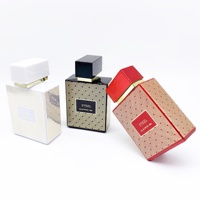 Flacon de parfum de luxe pour homme 100 ml en verre avec bouchon à vis, impression sérigraphiée, forme rectangulaire, diffuseur à bâtonnets inclus - Emballage en gros