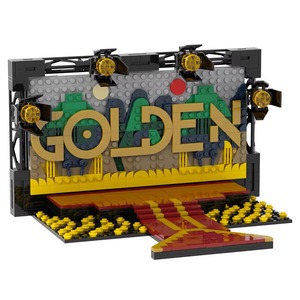 ชุดตัวต่อพลาสติก ABS รุ่นใหม่ Golden Stage ชุด DIY ของเล่นตัวต่อ MOC สำหรับเด็กอายุ 14 ปีขึ้นไป รุ่น MOC1669 - Product Image 4