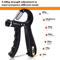 Vente en gros d'équipement de fitness 5-60kg Renforcement réglable de la poignée Pince d'exercice