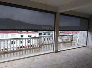 Cửa sổ ngoài trời không thấm nước vải cơ giới Rèm lớn lên mù Màn hình Zip bóng râm rèm cuốn - Product Image 4