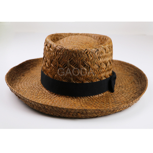 V Pure Color New Fashion <span class=keywords><strong>Sombrero</strong></span> <span class=keywords><strong>de</strong></span> <span class=keywords><strong>paja</strong></span> <span class=keywords><strong>colombiano</strong></span> para mujer - Product Image 3