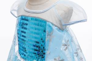 Костюмы для ТВ и кино, платье принцессы Эльзы, королевы, блестки, детские костюмы для Хэллоуина, карнавала, выпускного вечера, голубое нарядное платье - Product Image 5