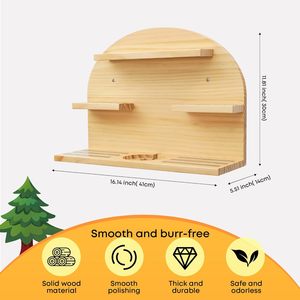 <span class=keywords><strong>Étagère</strong></span> <span class=keywords><strong>murale</strong></span> magnétique en bois pour Tonies, organisateur pour Toniebox et figurines, capacité de 45 personnages avec station de <span class=keywords><strong>charge</strong></span> - Product Image 2