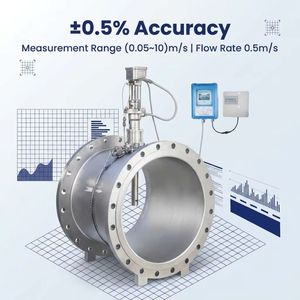 Débitmètre à insertion pour conduites d'eau municipales, installation en ligne facile, rentable - Product Image 2