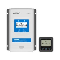 Contrôleur solaire MPPT à double batterie EPEVER DuoRacer 20A 30A Chargeur solaire de batterie Régulateur DR2210N-DDS DR3210N-DDS avec MT11
