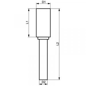 FERVI - B08AL6 <b>Rotary</b> burrs for aluminium BxAL - EAN 8012667356675 POWER <b>TOOLS</b> <b>ACCESSORIES</b> <b>ACCESSORIES</b> FOR ROUTERS - Product Image 2