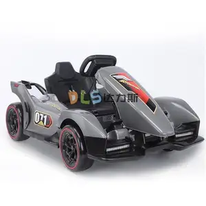 DLS Neues Elektro-Go-Kart-Kinderspielzeug für Kinder 2WD-Driftwagen Elektro-Baby-Kart Rennwagen Spielzeug