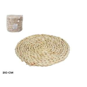 MADRID Elegante Mantel Individual de 20 CM con Ribete Trenzado, Lavable, Diseño Sólido para Uso Doméstico - Product Image 1