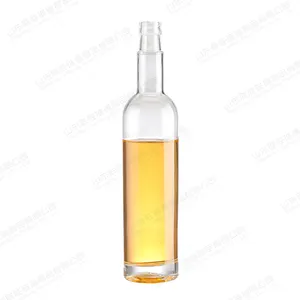 Gewinnen Flasche direkt vom Glasflaschen hersteller Hot Sale Clear Champagner Sekt 500ml Weinglas flasche