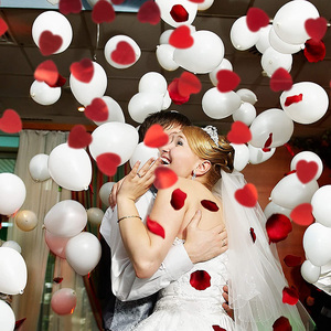 Nicro Custom 40cm <span class=keywords><strong>cuore</strong></span> rosso biodegradabile coriandoli Popper Shooter festa di nozze coriandoli cannoni forniture per feste di addio al nubilato - Product Image 6