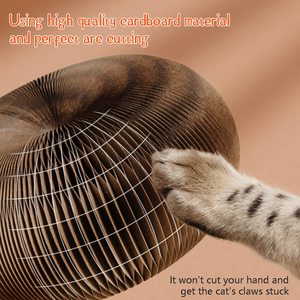 Planche à gratter pour chat en <span class=keywords><strong>papier</strong></span> écologique et durable, pliable, avec balle, pour toutes les occasions - Product Image 4
