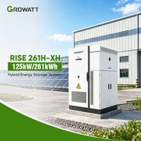 Système de stockage d'énergie hybride commercial tout-en-un Growatt à refroidissement liquide RISE 261H-XH 50-125kW 261kWh 2.61MWh