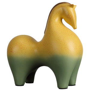 Ceramic Horse Figurine Modern Minimalist Abstract Animal Sculpture Home Decoration <b>Art</b> Piece - Product Image 5