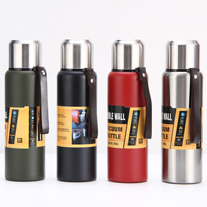 Bouteille d'eau de grande capacité en acier inoxydable <span class=keywords><strong>2023</strong></span> à Double paroi, flacon isotherme isolé sous vide pour le Sport et les voyages, nouveauté 18/8 - Product Image 1