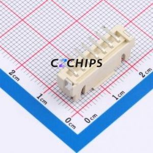 BX-XH2.54-7PLT Wire-to-Board Pin Header SMD,P=2.54mm Connector 1x7P 2.5mm Vertical Mount XH - Product Image 2