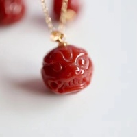 Pendentif personnalisé en or pur 18K AU750, bijoux fins, cadeau en or véritable, péridot/topaze/aigue-marine/néphrite/ambre