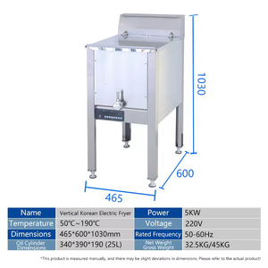 เครื่องทอด<span class=keywords><strong>ไก่</strong></span>แบบเกาหลีอุณหภูมิสูง สำหรับ<span class=keywords><strong>ร้าน</strong></span><span class=keywords><strong>ไก่</strong></span>  อุปกรณ์ทำอาหารเชิงพาณิชย์แท้ๆ สำหรับ<span class=keywords><strong>ร้าน</strong></span><span class=keywords><strong>ขาย</strong></span><span class=keywords><strong>ไก่</strong></span> - Product Image 2