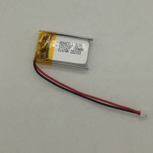 Bis 402025P 401525P 651723P 110Mah 150Mah <span class=keywords><strong>3</strong></span>.7V 651723 Lipo Batterie Voor Smart Horloges - Product Image 6