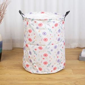 Panier à linge sale pliable imperméable à l'eau avec motif de Noël pour organiser les vêtements et les jouets avec poignée <span class=keywords><strong>en</strong></span> PU - Product Image 3