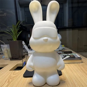 Oso de Peluche Violento Morado con Rejilla, Herramientas Gratis, Muñeco de Oso Blanco para Pintar DIY, Modelo de Juguete, Adorno, Oso Fluido Espeluznante - Product Image 4