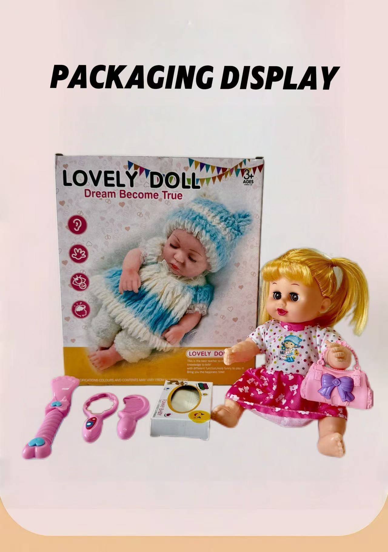 Hot Selling 3-in-1 Reborn Girl Vinyl Fashion Doll Mini Newborn Toy