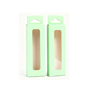 Boîte cadeau en carton de haute qualité avec logo personnalisé, vente en gros, avec fenêtre transparente - Product Image 2