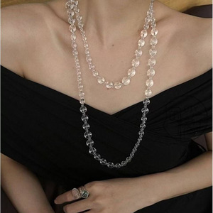 Cuentas Sueltas de Cristal Blanco, Redondas de 14 mm, Grado 7A, para Hacer Pulseras, Origen Yunfu, Primavera 2025 - Product Image 1