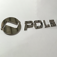 Letras de metal de acero inoxidable chapado logotipo 3D personalizado letras iluminadas letrero 3D personalizado letrero de canal