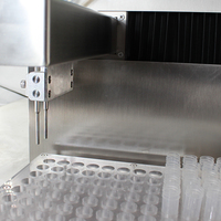 Machine de remplissage semi-automatique électrique de table pour liquides et huiles, avec écran tactile PLC, pour boissons et produits chimiques