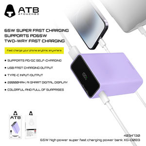 Batería Externa ATB para Portátil, 20000 mAh, 65 W, Carga Rápida PD+QC, Batería Externa Pequeña de 20000 mAh para Teléfono <span class=keywords><strong>Celular</strong></span> y Portátil - Product Image 5