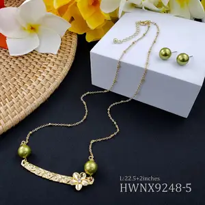 Set Kalung Anting Kura-kura Perempuan Gaya Hawaii Gaya Barat untuk 2020