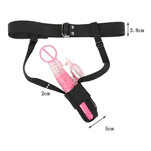 No Vibrator Harness Holder Adjustable Waist Wearable Design Constrained Forced Strap For Dildo Wand Massager Sex Toys For Woman