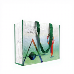 Eco Friendly PP Woven Supermarket <b>Shopping</b> <b>Bag</b> <b>Reusable</b> Tote with Custom Logo Printing Wholesale Vietnam Manufacturer - Product Image 1