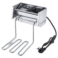Friteuse électrique commerciale HUAZE à poser sur comptoir - Friteuse professionnelle en acier inoxydable à panier simple/double avec égouttoir 2500W