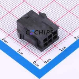 BX-MX3.0-2-3P-MJK Housing (Wire-to-Board / Wire-to-Wire) P=3mm Connector 2x3P 3mm Micro-Fit (MX 3.0) 3mm - Product Image 1