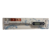 Sonde longue étanche TP300 Thermomètre à viande numérique à lecture instantanée pour aliments cuisine pain cuisson eau de cuisson et liquide