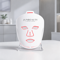 Masque facial LED Photon en silicone avec technologie lumineuse pour les soins de la peau et la routine beauté à domicile