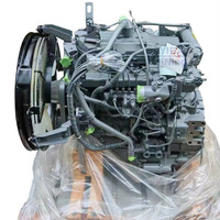 Moteur diesel turbocompressé 4JB1T à injection directe DI 4JB1T 68KW 4 cylindres, ensemble moteur complet pour engins de construction