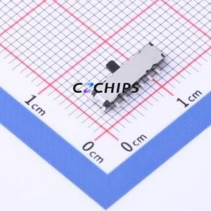 SSSS812701 Slide Switch SMD Switch Single Pole Four Throw Rectangle Pin Header SMD Tab 11.2mm - Product Image 1