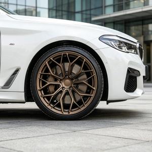 <span class=keywords><strong>Jantes</strong></span> de voiture forgées sur mesure en une seule pièce, or bronze, 5 branches, 19-24 pouces, légères, pour <span class=keywords><strong>BMW</strong></span> Série 7, Mercedes Classe S - Product Image 5