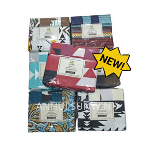 Trung Quốc Nhà máy phong cách phương Tây bò in Trọng lượng nhẹ siêu mềm dễ dàng chăm sóc sợi nhỏ 6 mảnh tấm ga trải giường thiết lập với túi sâu - Product Image 6