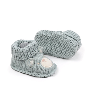 Newborn Knitted <strong>Slipper</strong> <strong>Socks</strong> Soft Warm Infant Booties for Girls <strong>Boys</strong> - Product Image 4