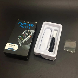 Protector de <span class=keywords><strong>Pantalla</strong></span> Curvo 3D al por Mayor para <span class=keywords><strong>Apple</strong></span> <span class=keywords><strong>Watch</strong></span> 38mm 40mm 41mm 42mm 44mm 45mm 49mm, Vidrio Templado, Pegamento UV No Incluido - Product Image 5