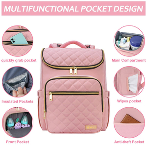 Borsa Fasciatoio Portatile <span class=keywords><strong>per</strong></span> Auto, Borsa <span class=keywords><strong>per</strong></span> la Cura del Bambino, Zaino Fasciatoio <span class=keywords><strong>per</strong></span> <span class=keywords><strong>Neonati</strong></span> e Mamme - Product Image 5