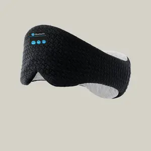 2024 New Car Pillow Wireless Music Headset 3D Sleeping Eye Mask for Sleepers Washable Travel Music Sleep Headphones