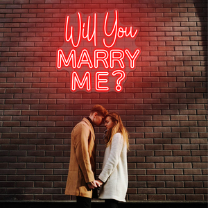 Letrero LED de Neón Personalizado '¿Te Casas Conmigo?' Más Vendido, Material ABS para Decoración de Autos, Edificios, Bares y Hospitales - Venta al Por Mayor - Product Image 4