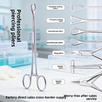 Pince hémostatique de positionnement pour ponction, en acier inoxydable Liqi, vente en gros transfrontalière, pince pour kit de perçage