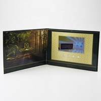Vente directe d'usine invitation cadeaux articles oem de haute qualité utilisation publicitaire lcd boîte cadeau courrier vidéo livret 7 pouces