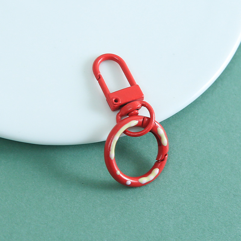 [Red] Donut Spring Hook Door Lock